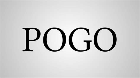 what does pogo stand for.